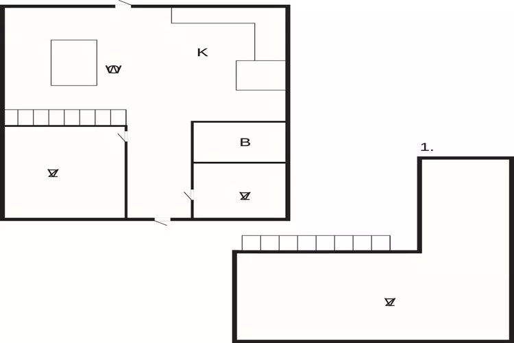 6 persoons vakantie huis in Ørsted-Plattegrond