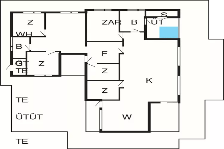 12 persoons vakantie huis in Haderslev-Plattegrond
