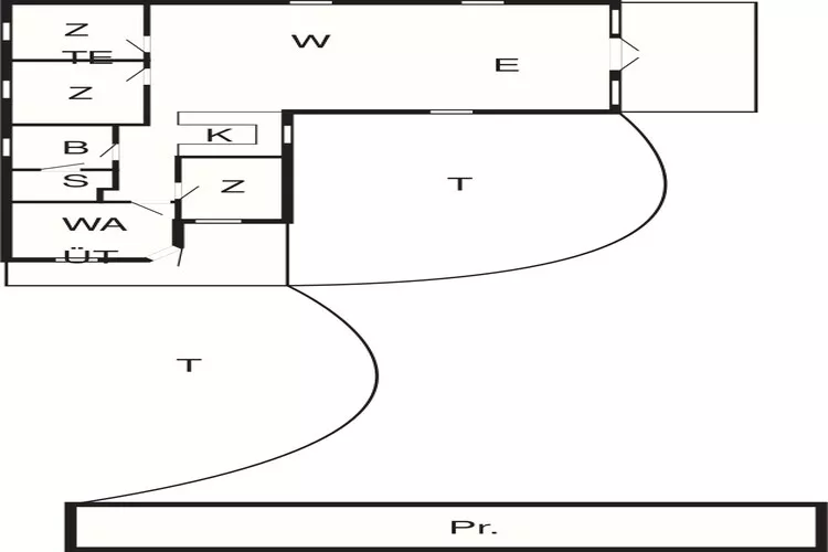 Afgelegen toevluchtsoord in Koldkaer -- By Traum Ferienwohnungen-Plattegrond