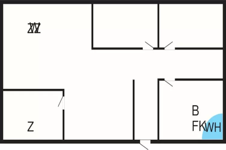 4 persoons vakantie huis in Løkken-By Traum-Plattegrond