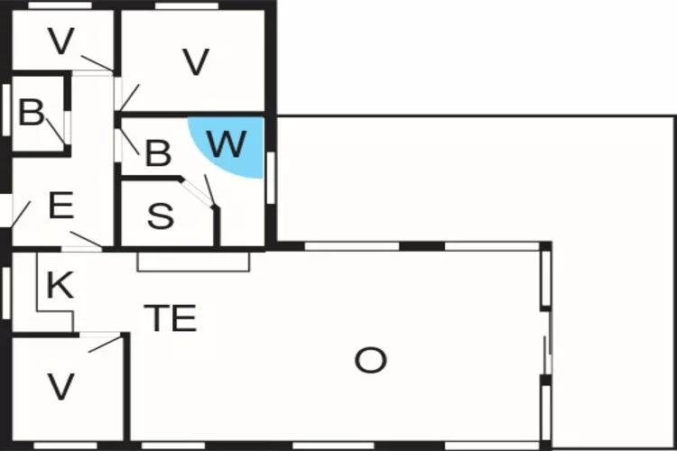 6 persoons vakantie huis in Hejls-Plattegrond