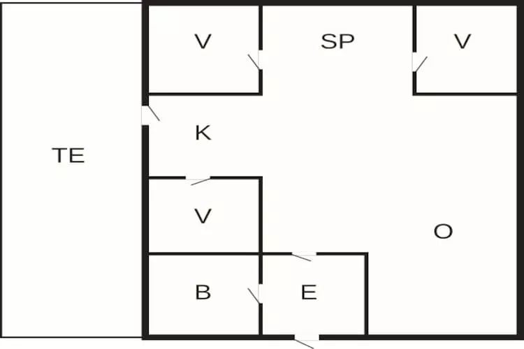7 persoons vakantie huis in Hjørring-By Traum-Plattegrond