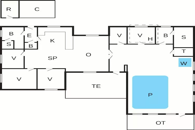 12 persoons vakantie huis in Pandrup-By Traum-Plattegrond