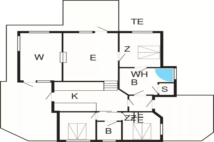 6 persoons vakantie huis in Blokhus-By Traum-Plattegrond