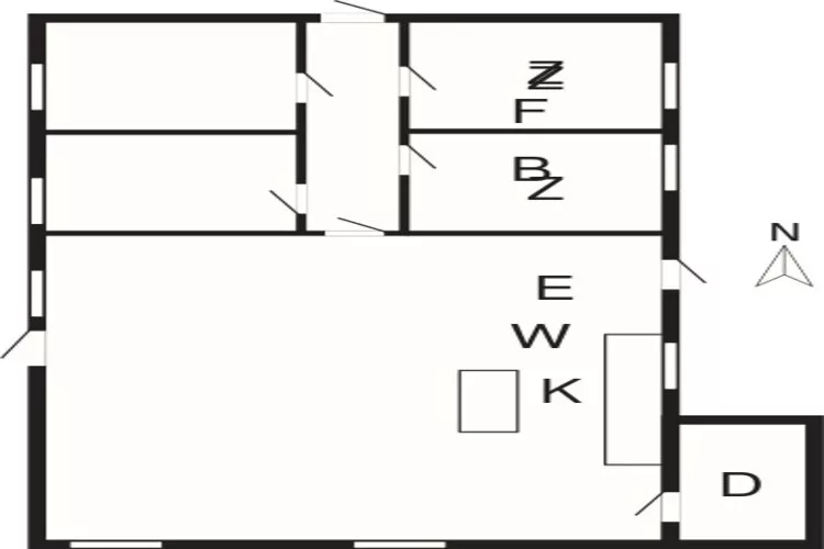 Gezellig toevluchtsoord in Sonderho -- By Traum Ferienwohnungen-Plattegrond