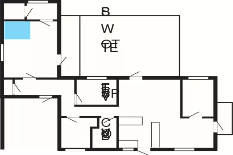Luxe retraite in Blavand -- By Traum Ferienwohnungen-Plattegrond