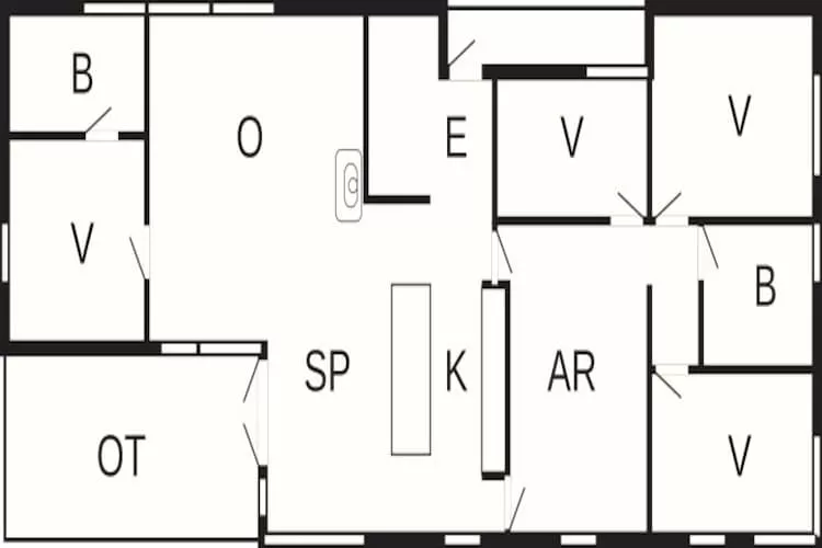 8 persoons vakantie huis in Hornbæk-By Traum-Plattegrond