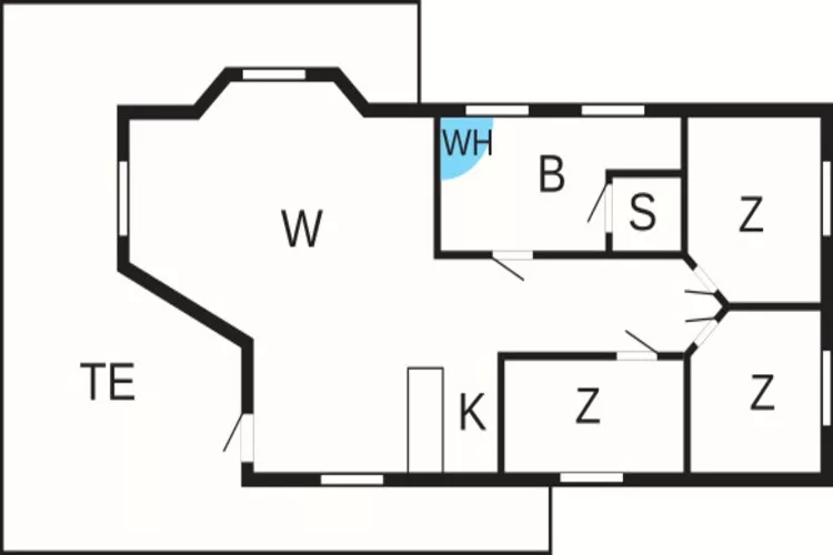 8 persoons vakantie huis in Hadsund-By Traum-Plattegrond