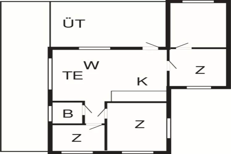 Kustparadijs in Vang -- By Traum Ferienwohnungen-Plattegrond