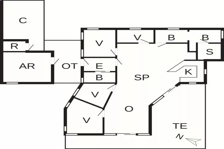 10 persoons vakantie huis in Væggerløse-By Traum-Plattegrond