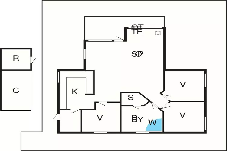 8 persoons vakantie huis in Idestrup-By Traum-Plattegrond