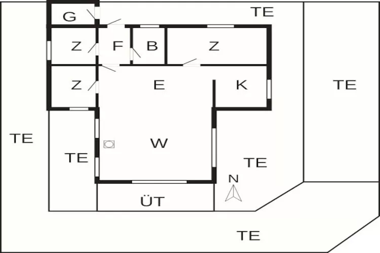 6 persoons vakantie huis in Dronningmølle-By Traum-Plattegrond