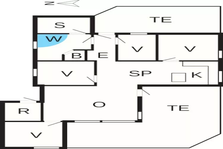 9 persoons vakantie huis in Blokhus-By Traum-Plattegrond