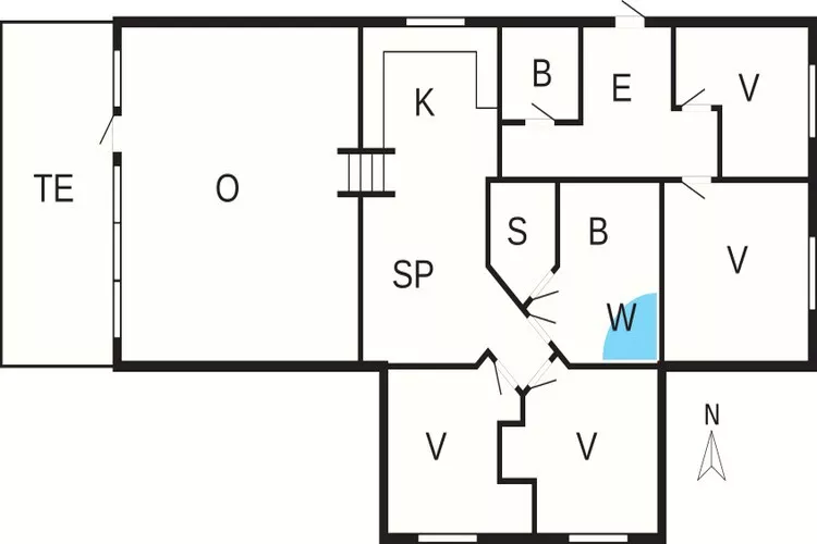 10 persoons vakantie huis in Skjern-By Traum-Plattegrond