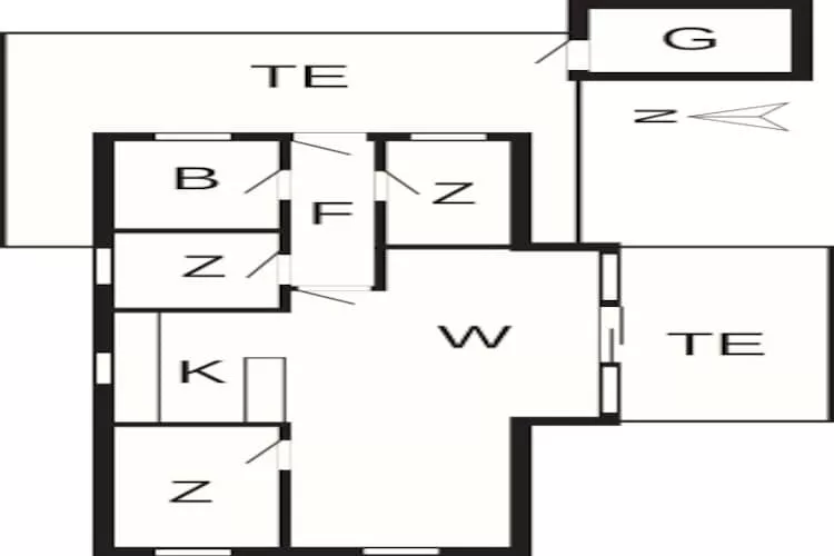 6 persoons vakantie huis in Ansager-By Traum-Plattegrond