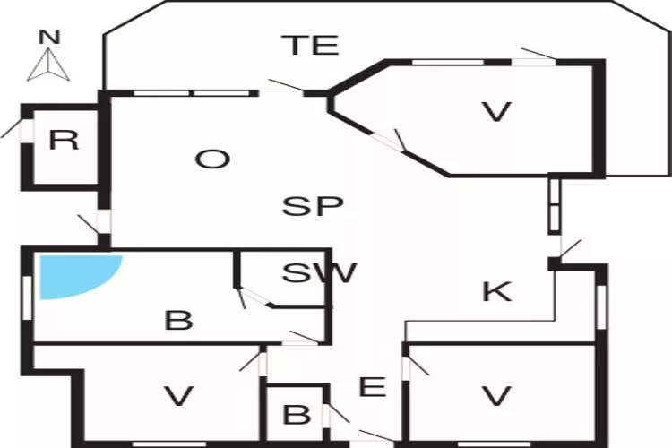 8 persoons vakantie huis in Ulfborg-By Traum-Plattegrond