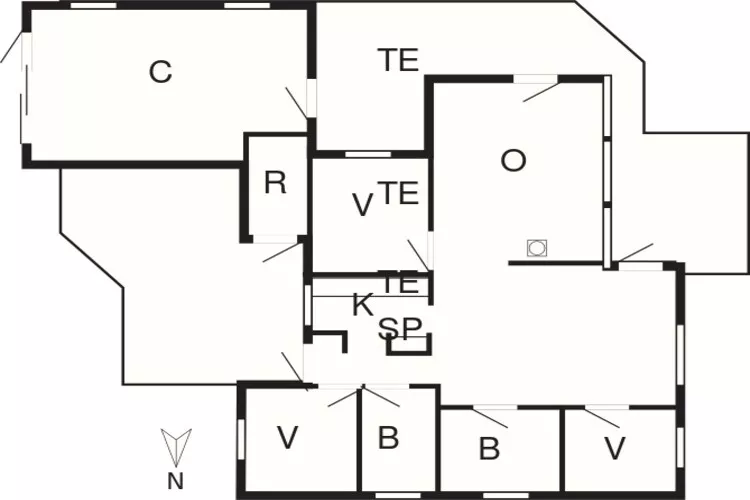 6 persoons vakantie huis in Løkken-By Traum-Plattegrond