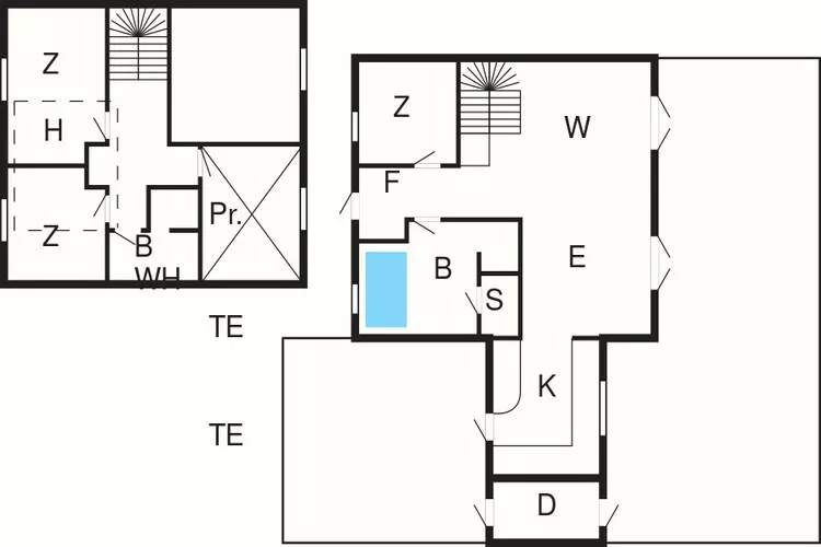 6 persoons vakantie huis in Blokhus-By Traum-Plattegrond