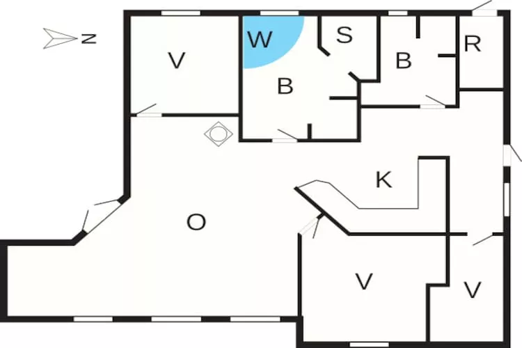 6 persoons vakantie huis in Hadsund-By Traum-Plattegrond