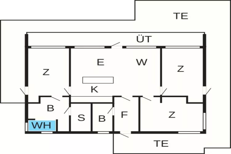 8 persoons vakantie huis in Brovst-By Traum-Plattegrond