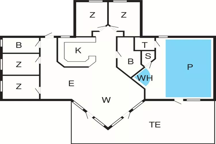10 persoons vakantie huis in Gilleleje-By Traum-Plattegrond