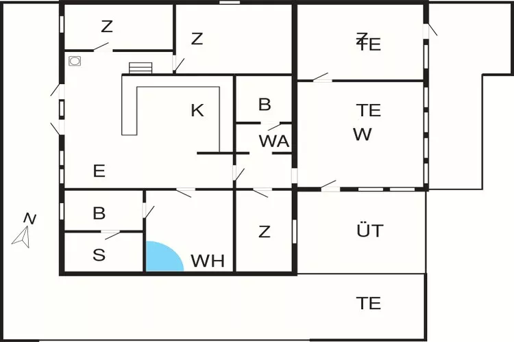 10 persoons vakantie huis in Harboøre-By Traum-Plattegrond