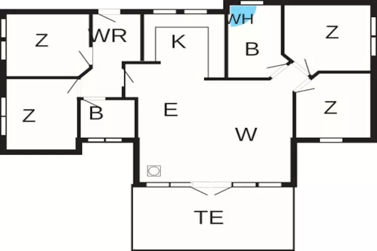 8 persoons vakantie huis in Ulfborg-Plattegrond