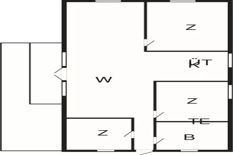 Rustieke kustretreat -- By Traum Ferienwohnungen-Plattegrond