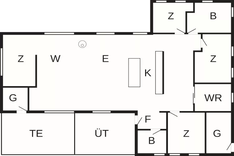 8 persoons vakantie huis in Ålbæk-Plattegrond