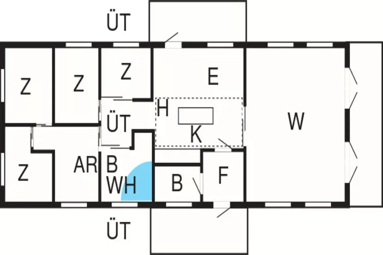 8 persoons vakantie huis in Glesborg-By Traum-Plattegrond