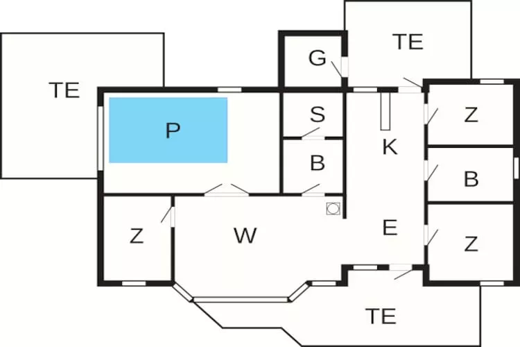 Afgelegen zwembad retraite -- By Traum Ferienwohnungen-Plattegrond