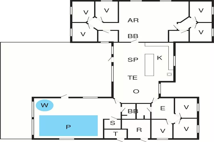 Luxe strandhuis -- By Traum Ferienwohnungen-Plattegrond