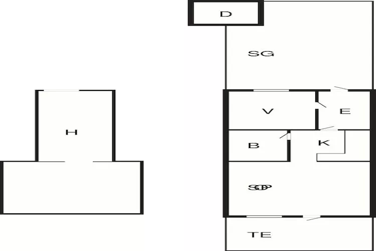 4 persoons vakantie huis in Nibe-By Traum-Plattegrond