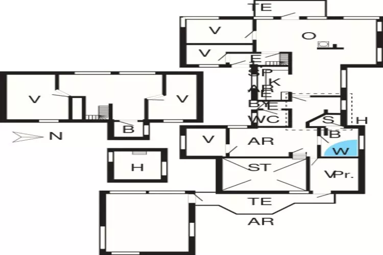 17 persoons vakantie huis in Harboøre-By Traum-Plattegrond