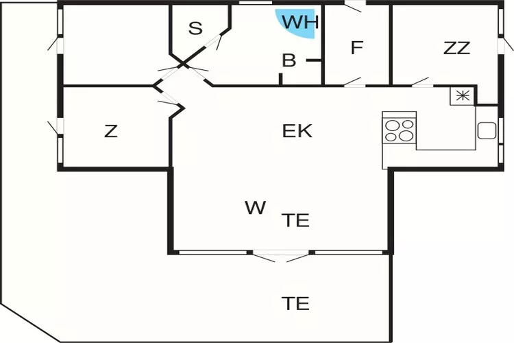 8 persoons vakantie huis in Allingåbro-By Traum-Plattegrond