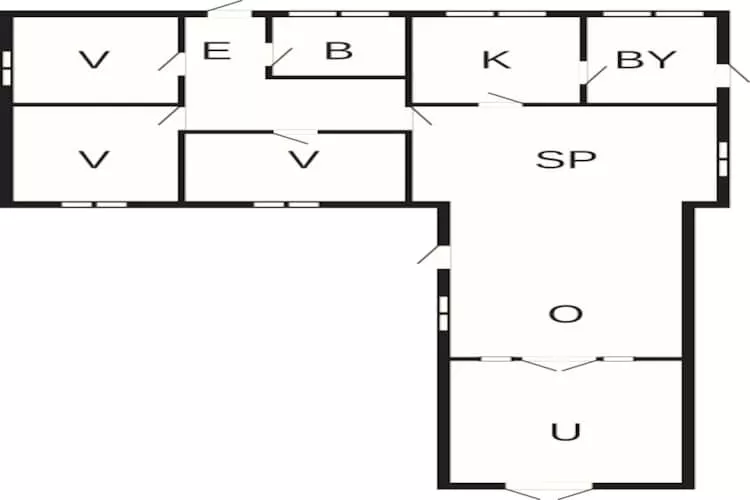 5 persoons vakantie huis in Græsted-Plattegrond