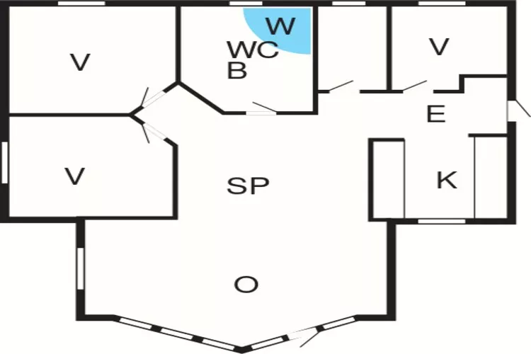 8 persoons vakantie huis in Rødby-By Traum-Plattegrond