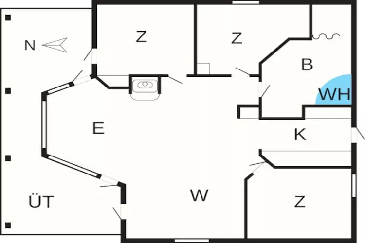 Luxe retraite nabij zee -- By Traum Ferienwohnungen-Plattegrond