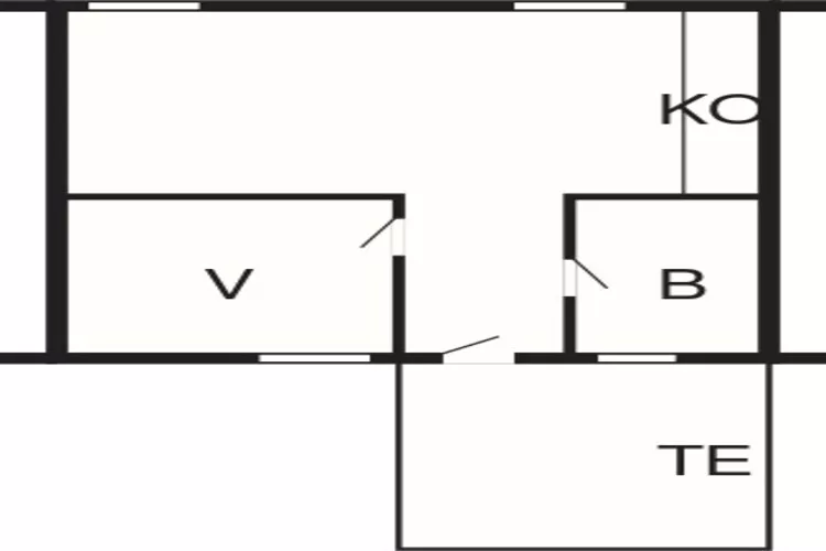 4 persoons vakantie huis in Gudhjem-By Traum-Plattegrond