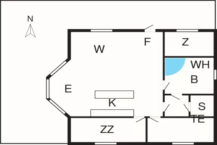 6 persoons vakantie huis in Væggerløse-By Traum-Plattegrond
