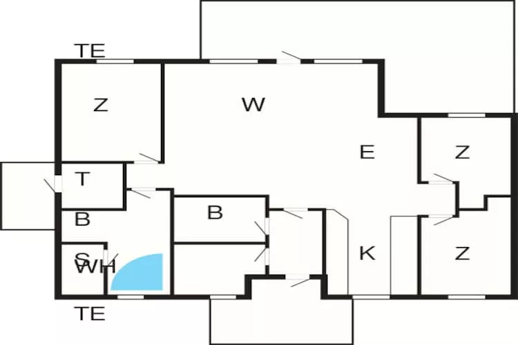 LØJT FERIECENTER-Plattegrond