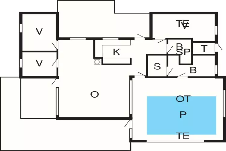 10 persoons vakantie huis in Bindslev-By Traum-Plattegrond