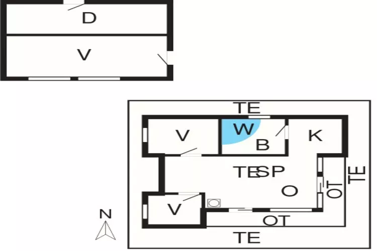 Luxe strandhuis met spa -- By Traum Ferienwohnungen-Plattegrond