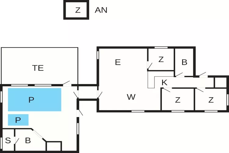 10 persoons vakantie huis in Glesborg-By Traum-Plattegrond