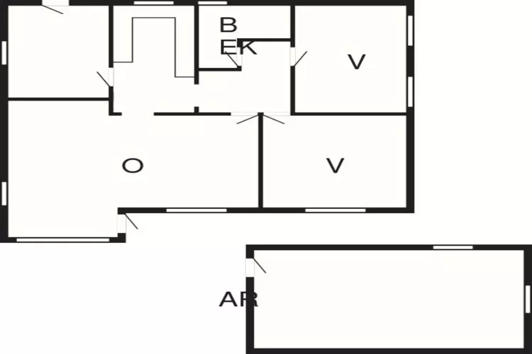 6 persoons vakantie huis in Thyborøn-By Traum-Plattegrond