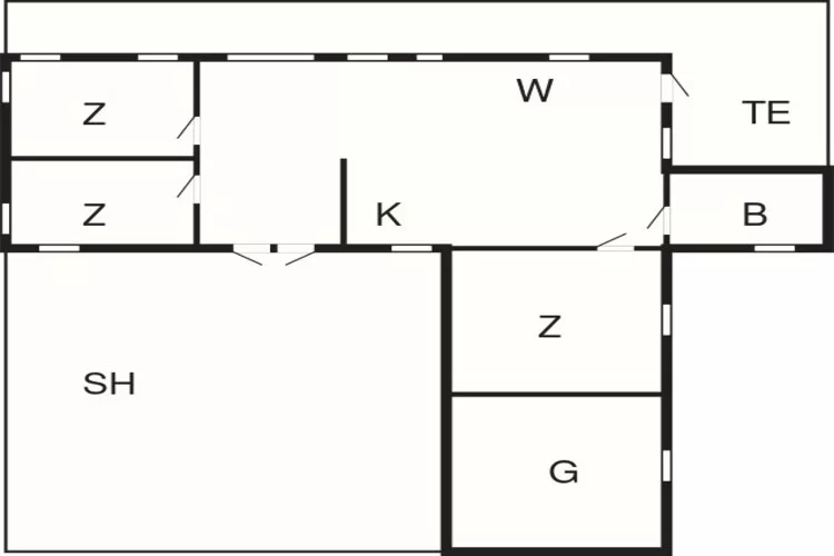 7 persoons vakantie huis in Løkken-By Traum-Plattegrond