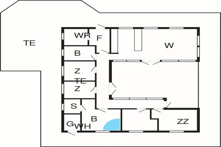 8 persoons vakantie huis in Hirtshals-By Traum-Plattegrond