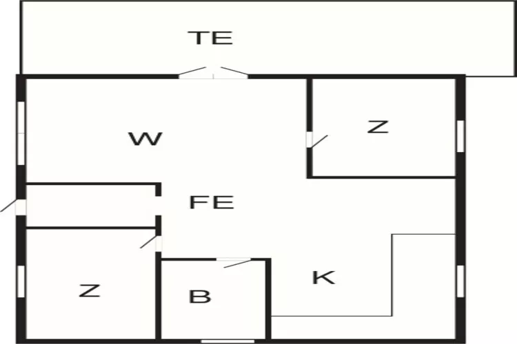 6 persoons vakantie huis in Børkop-By Traum-Plattegrond