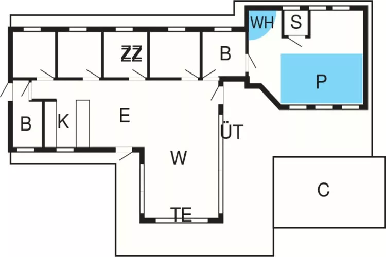 10 persoons vakantie huis in Løgstør-By Traum-Plattegrond