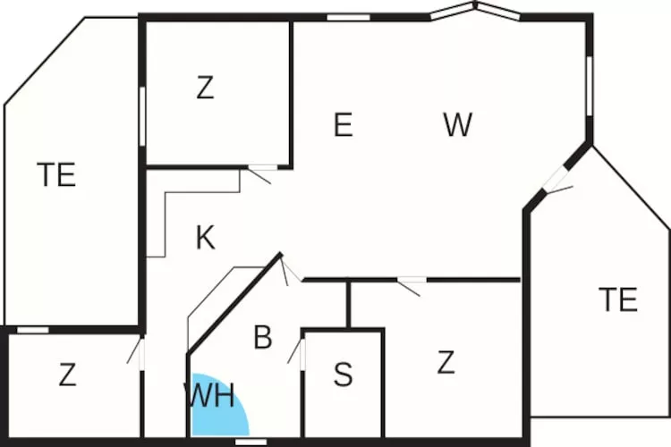 6 persoons vakantie huis in Rudkøbing-By Traum-Plattegrond
